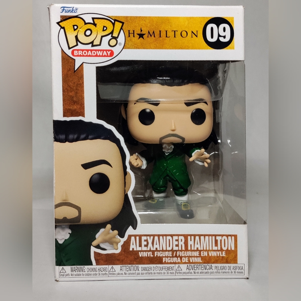 Broadway Funko Pop's Thomas Jefferson, James Madison, Eliza Hamilton, Aaron Burr - Picture 8 of 12